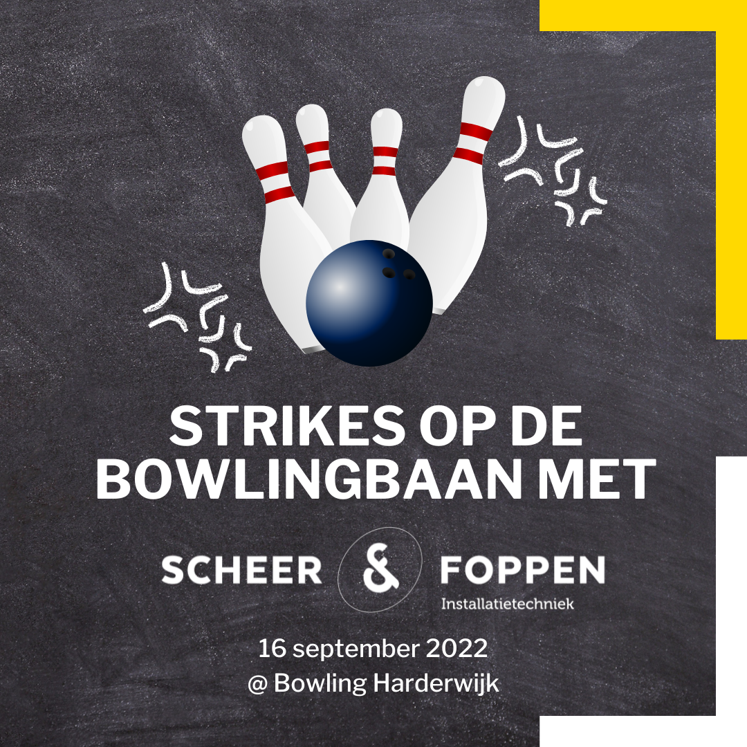 Strike! Geslaagde bowlingavond
