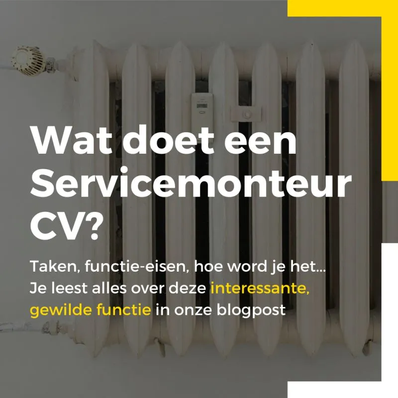 Wat doet een Servicemonteur CV?